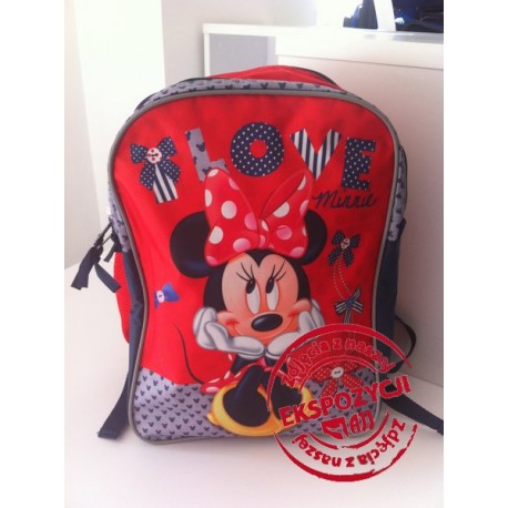 Plecak Tornister MINNIE czerwony