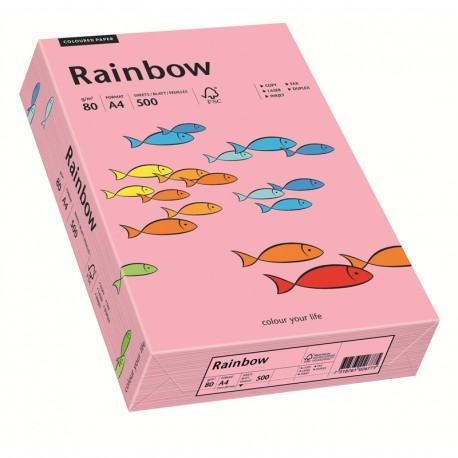 Papier RAINBOW 160g różowy