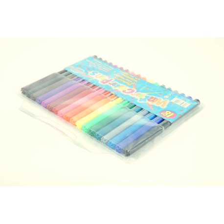 Flamastry TITANUM zestaw 18 kolorów