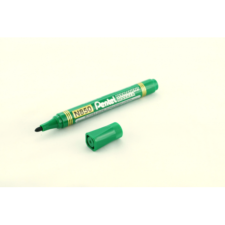 Marker permanentny PENTEL N850 okrągły zielony