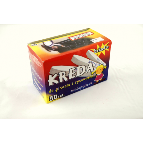 Kreda MAR-BOR biała 50 sztuk