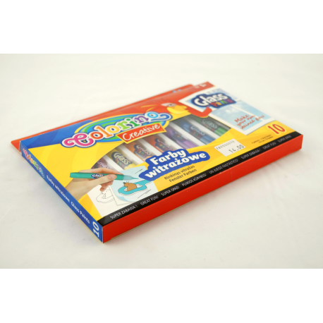 Farba witrażowa COLORINO 10 kolorów