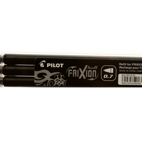 Wkład do pióra kulkowego PILOT Frixion 0.7 czarny