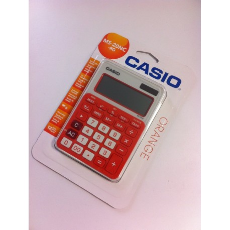 Kalkulator CASIO MS-20 czerwony