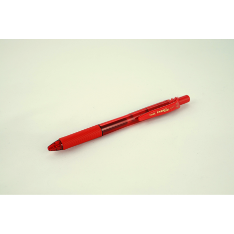 Pióro kulkowe żelowe PENTEL EnerGel 107 czerwone