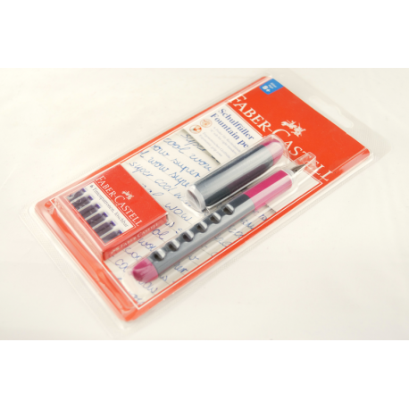 Pióro wieczne FABER-CASTELL scribollino + nab., mix