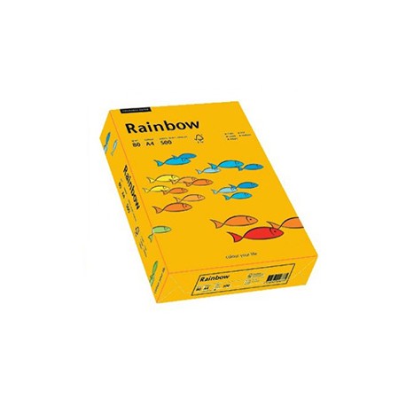 Papier RAINBOW 160g jasny pomarańcz