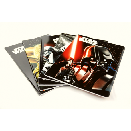 Zeszyt A5 16k kratka VERTE StarWars