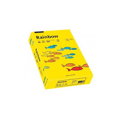 Papier RAINBOW 160g ciemny żółty