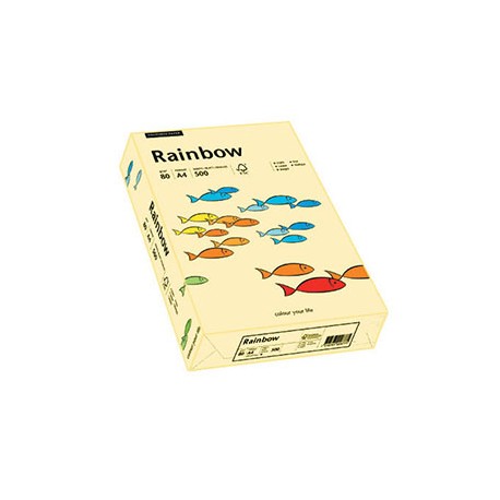 Papier RAINBOW 160g kość słoniowa