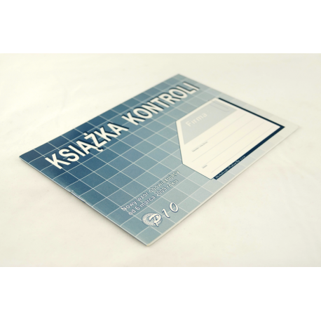 Książka kontroli A5