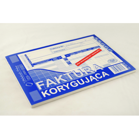 Faktura korygująca A5