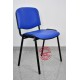 Krzesło konferencyjne ISO skaj niebieskie