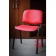 Krzesło konferencyjne ISO skaj czerwone