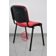 Krzesło konferencyjne ISO skaj czerwone