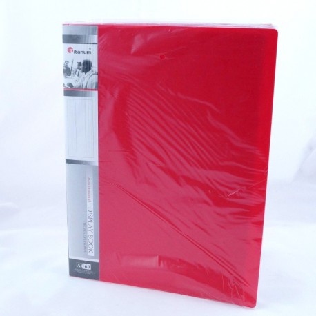 Album ofertowy TITANUM A4/60 koszulek czerwony