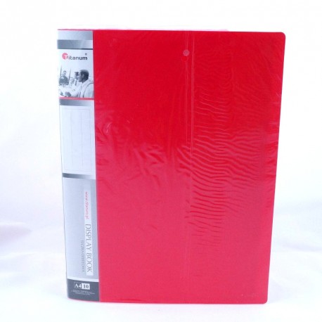 Album ofertowy TITANUM A4/10 koszulek czerwony
