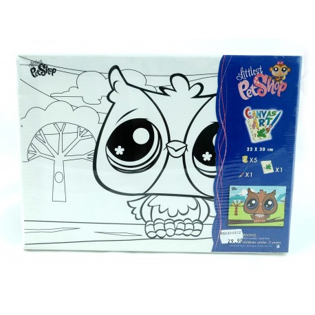 PODOBRAZIE z nadrukiem i wyposażeniem Littlest pet shop