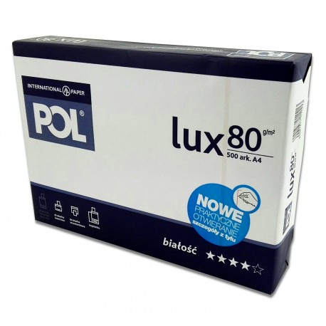 Papier A4 POL LUX 80g ryza