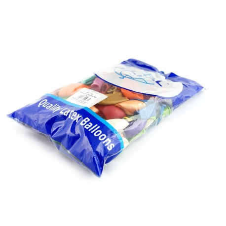 Balony 100szt. metalik mix