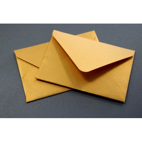 Koperta wizytówkowa 60x90 złota 25szt