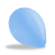 Balony 100szt. niebieskie jasne