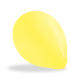 Balony 100szt. żółte jasne