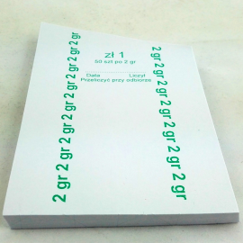 Formatka do bilonu 2gr 100szt.