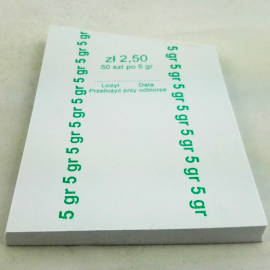 Formatka do bilonu 5gr 100szt.