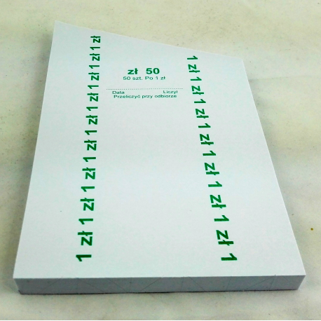 Formatka do bilonu 1zł 100szt.