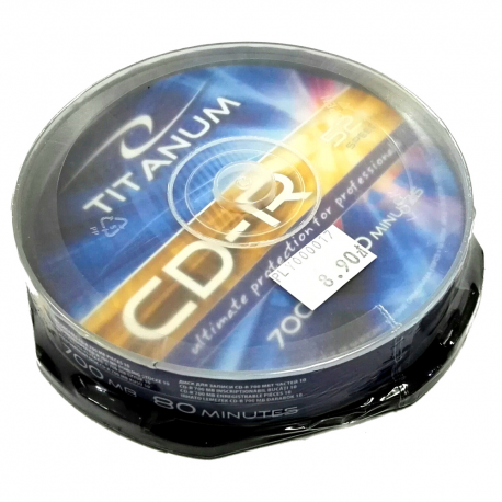 Płyta CD-R TITANUM cake 10szt