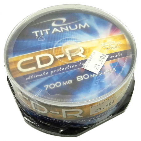 Płyta CD-R TITANUM cake 25szt
